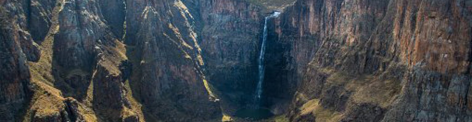 Semonkong,Lesotho, Africa - Maletsunyane Falls is a 192-metre-high (630 ft) waterfall, the tallest waterfall in Africa.
